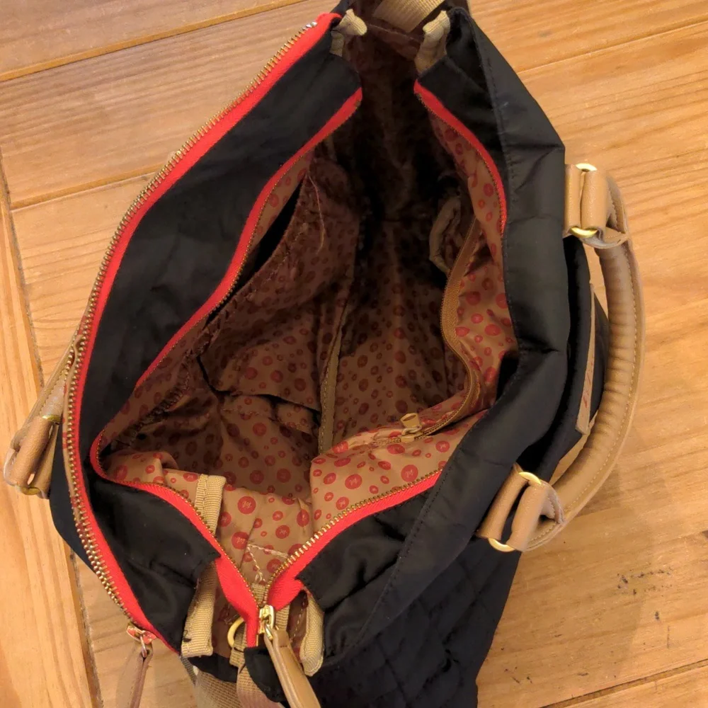 Maman New York Classic Black Designer Diaper Bag